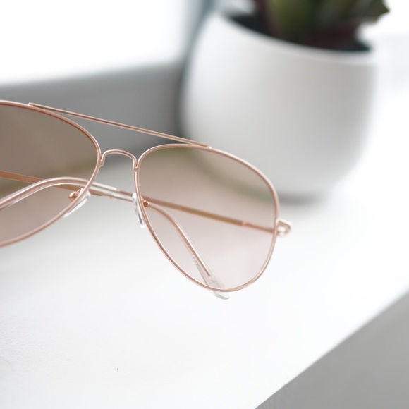 Pink Aviator Sunglasses - Picture 6 of 6